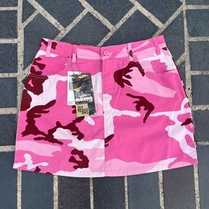 Regal Wear - Metro Line - '04 Pink Camo Mini Skirt